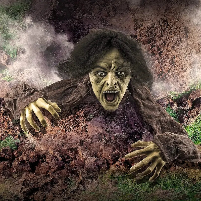 Female Zombie Crawler - Ghost Prop-1