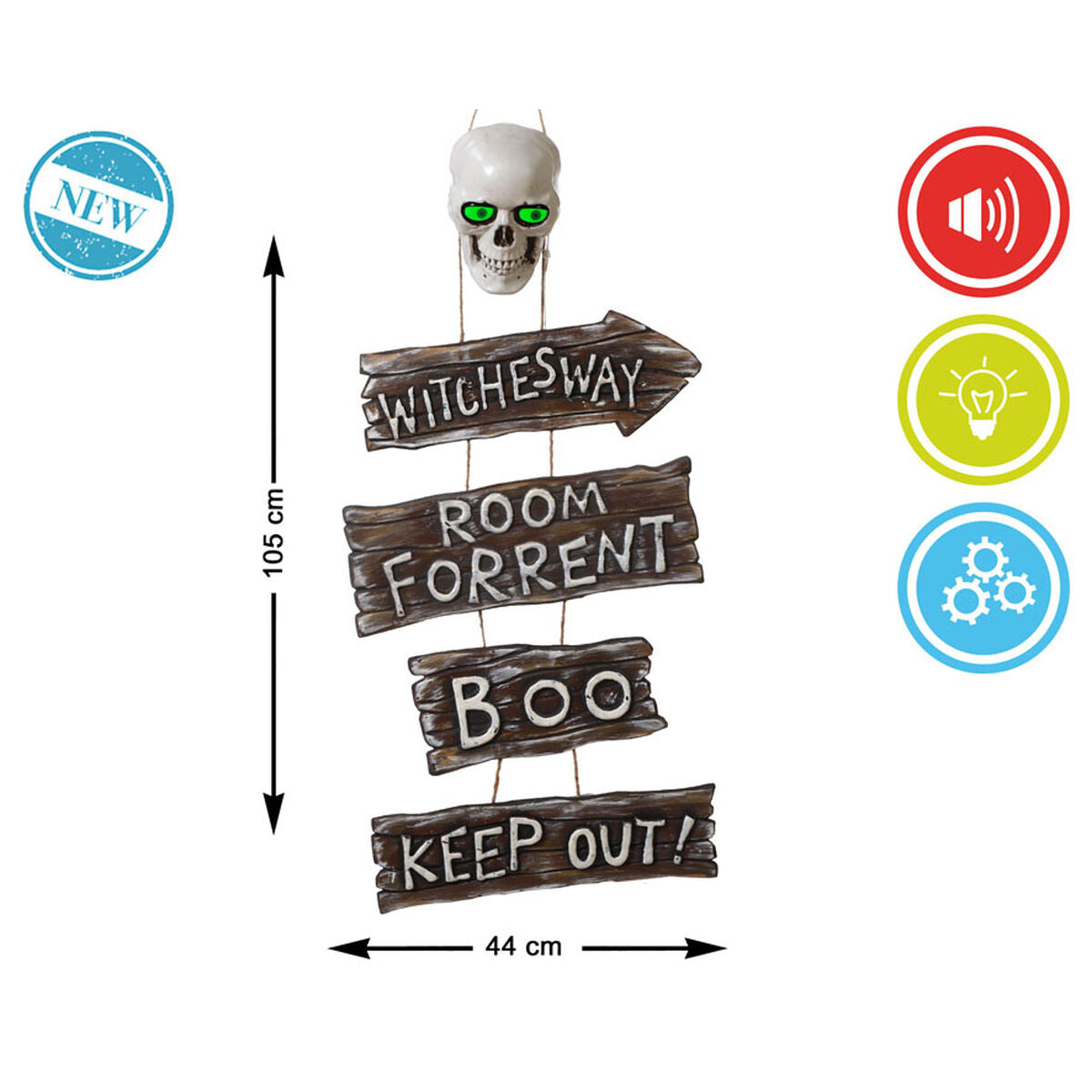 Halloween Decorations 105 x 44 cm