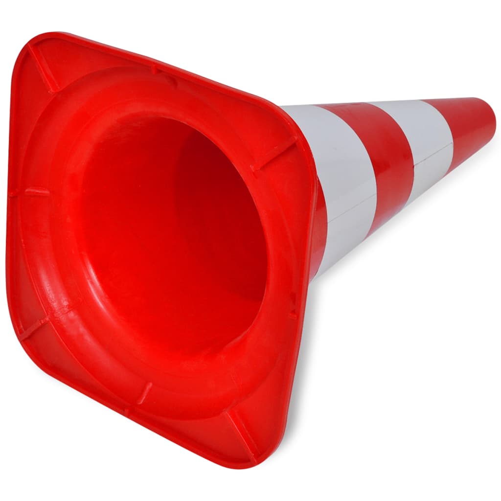 NNEVL 10 Reflective Traffic Cones Red and White 50 cm-4
