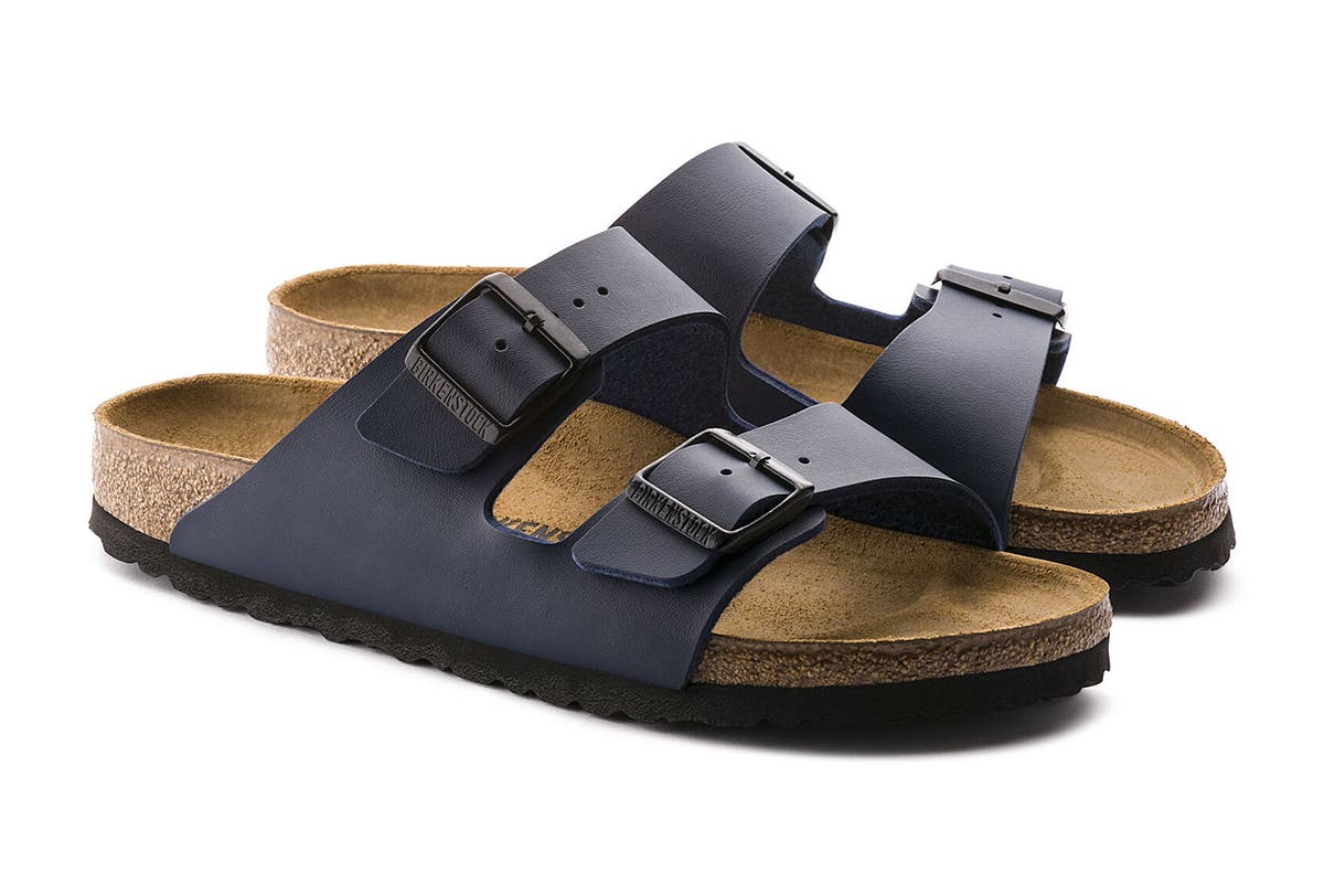NNEKG Arizona Birko Flor Narrow Fit Sandal (Blue Size 36 EU)-3